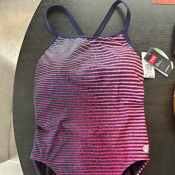 TYR Swim Tyr New With Tags Size 4 Flux Diamond Womens Bathing Suit